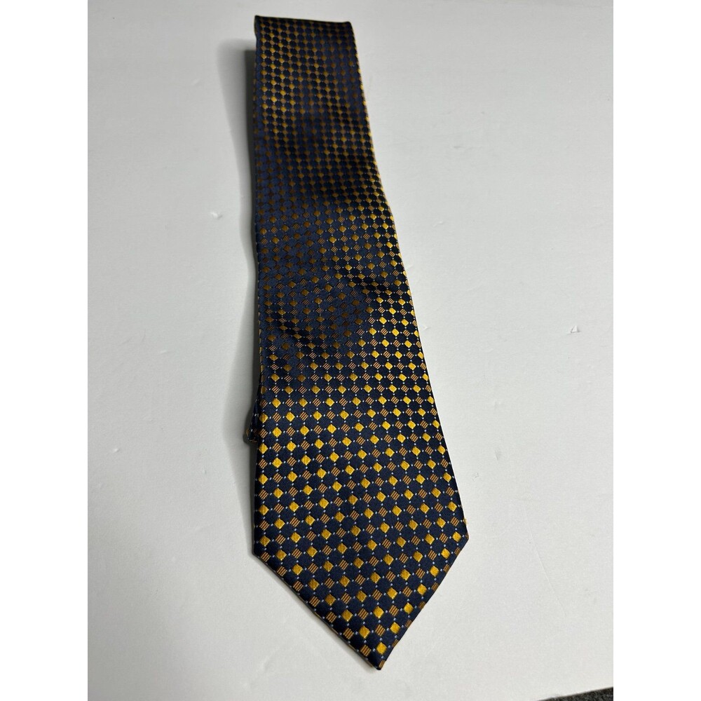 Navy and Gold Merona Tie